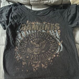 Black Ramones Graphic T-Shirt